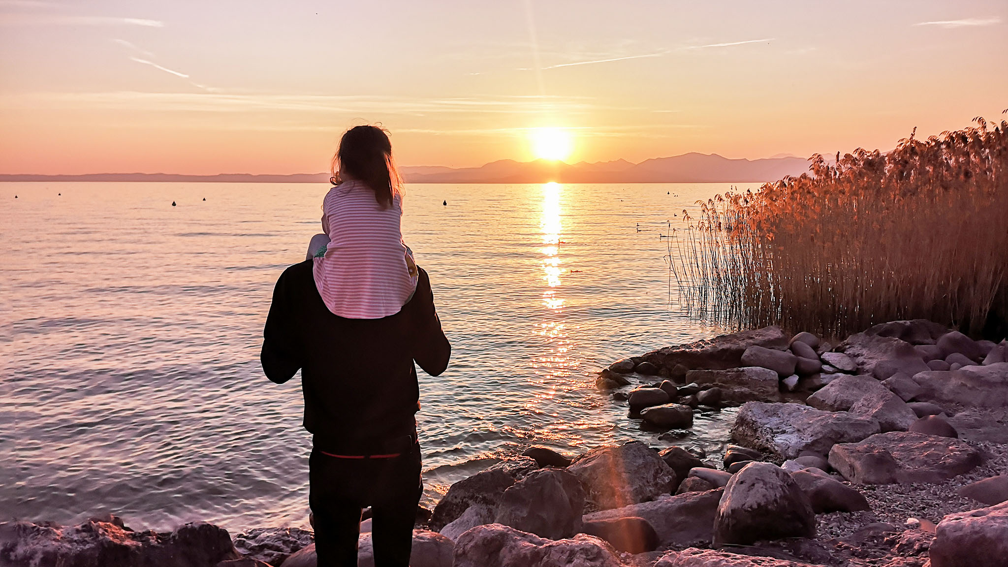 Gardasee Cisano Sonnenuntergang