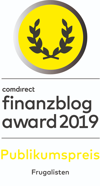 comdirect finanzblogaward 2019 Publikumspreis